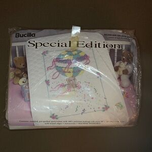 Bucilla Balloon Bear Quilted Crib Cover Embroidery Kit
“Special Edition “